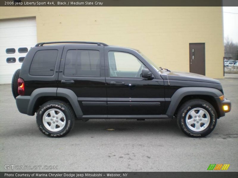 Black / Medium Slate Gray 2006 Jeep Liberty Sport 4x4
