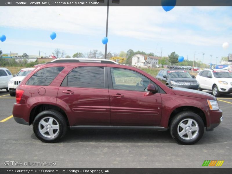 Sonoma Red Metallic / Sand 2008 Pontiac Torrent AWD