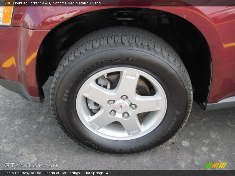 Sonoma Red Metallic / Sand 2008 Pontiac Torrent AWD