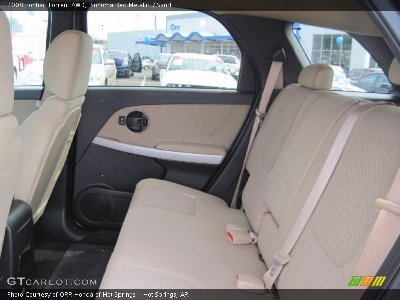 Sonoma Red Metallic / Sand 2008 Pontiac Torrent AWD
