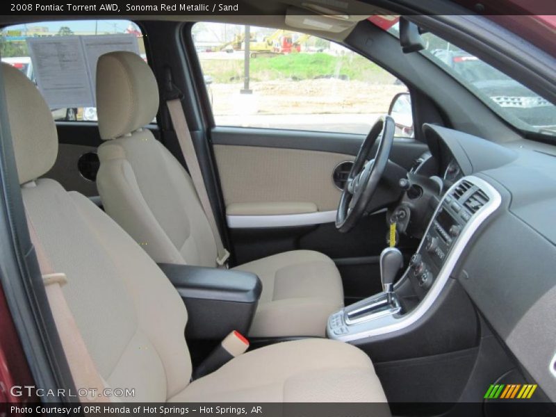 Sonoma Red Metallic / Sand 2008 Pontiac Torrent AWD