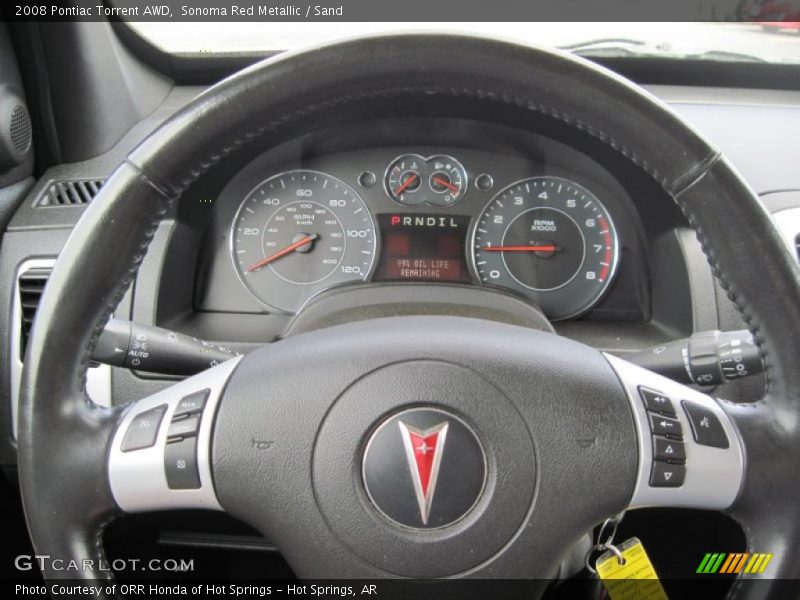 Sonoma Red Metallic / Sand 2008 Pontiac Torrent AWD