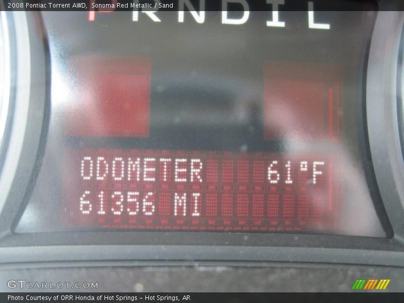 Sonoma Red Metallic / Sand 2008 Pontiac Torrent AWD