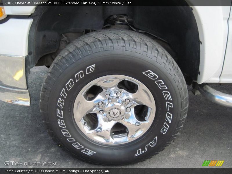 Summit White / Tan 2002 Chevrolet Silverado 2500 LT Extended Cab 4x4