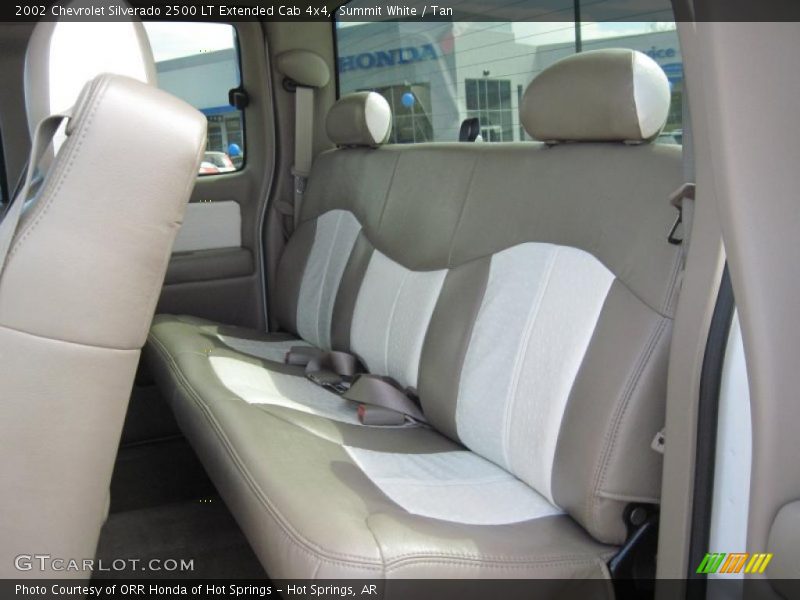 Summit White / Tan 2002 Chevrolet Silverado 2500 LT Extended Cab 4x4