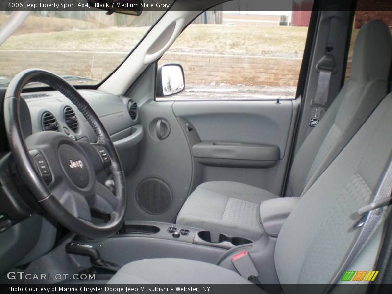 Black / Medium Slate Gray 2006 Jeep Liberty Sport 4x4