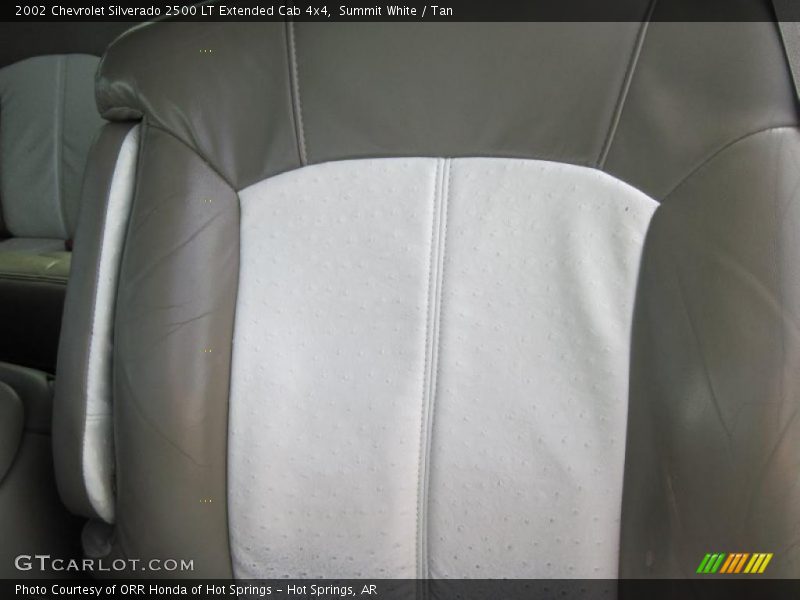 Summit White / Tan 2002 Chevrolet Silverado 2500 LT Extended Cab 4x4