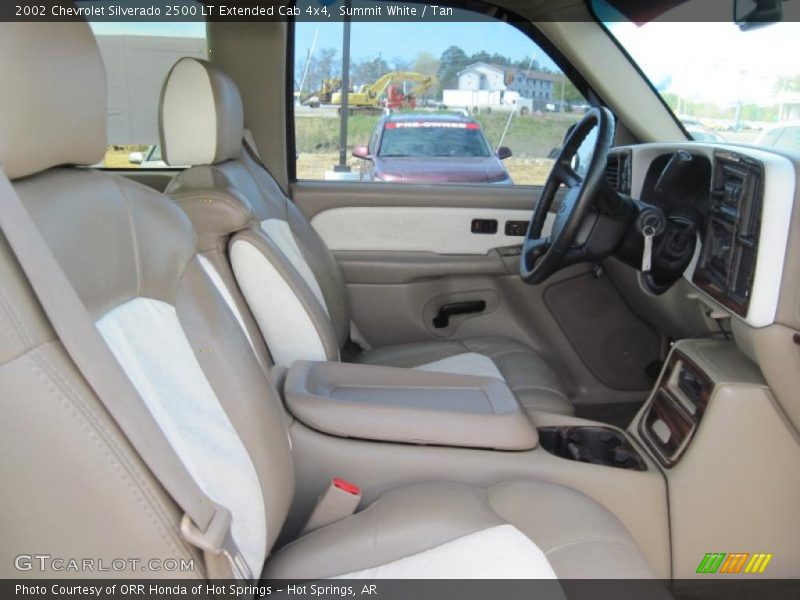 Summit White / Tan 2002 Chevrolet Silverado 2500 LT Extended Cab 4x4