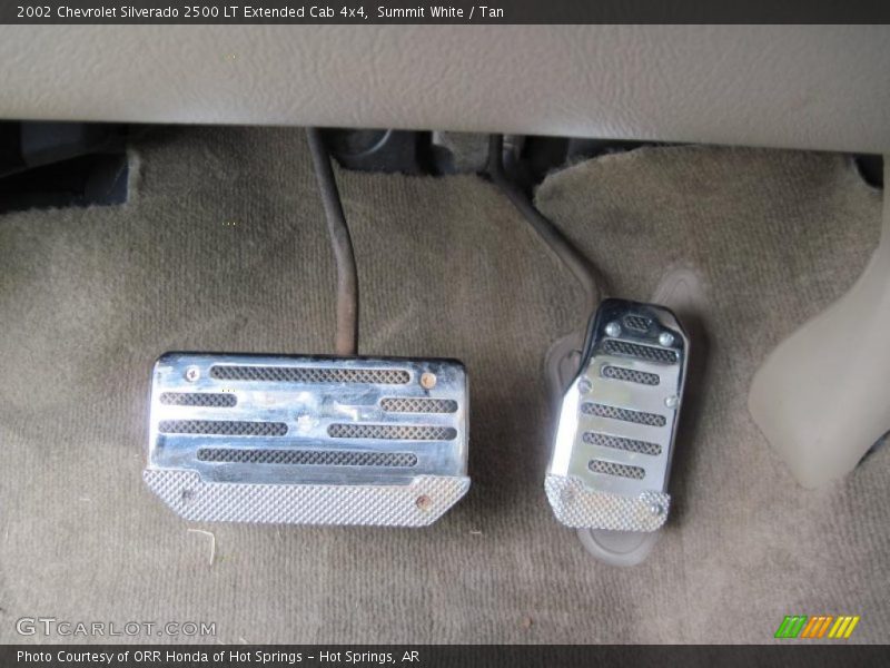 Summit White / Tan 2002 Chevrolet Silverado 2500 LT Extended Cab 4x4