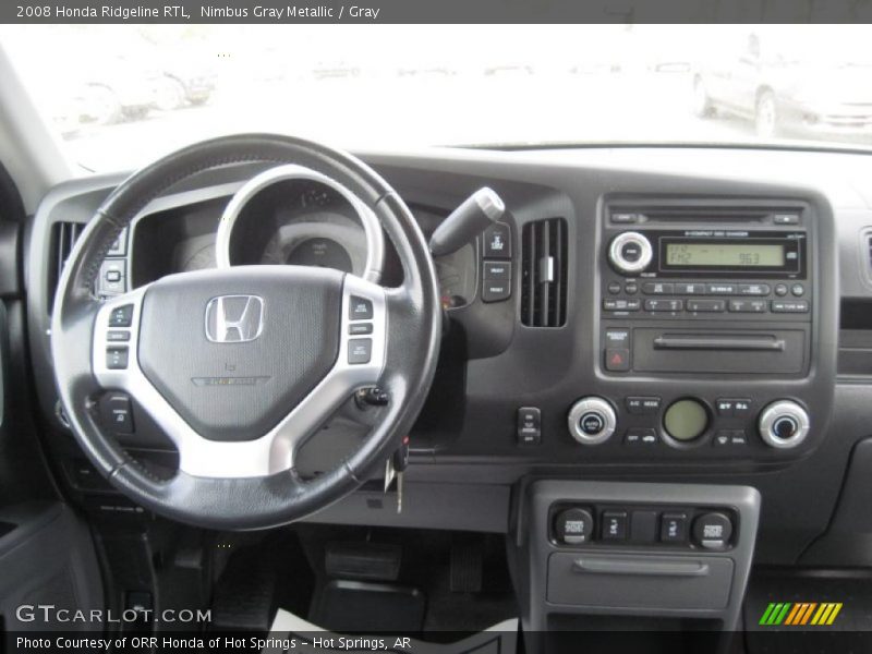 Nimbus Gray Metallic / Gray 2008 Honda Ridgeline RTL
