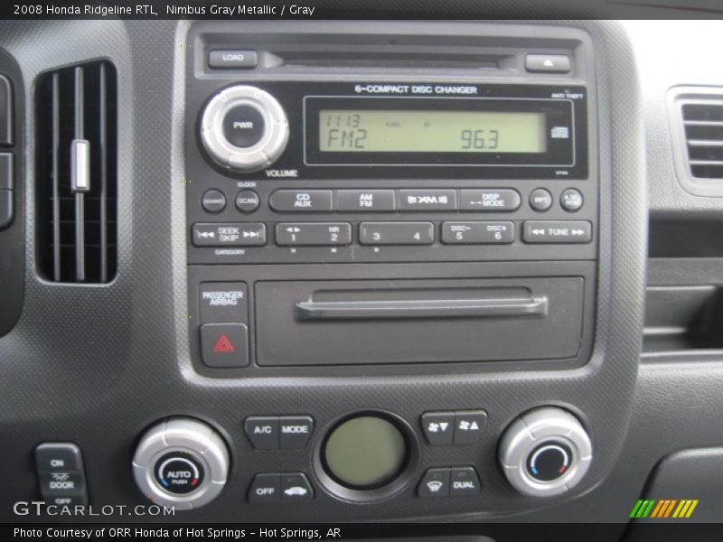 Nimbus Gray Metallic / Gray 2008 Honda Ridgeline RTL