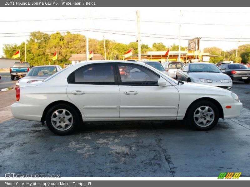  2001 Sonata GLS V6 White Pearl