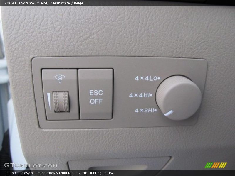 Clear White / Beige 2009 Kia Sorento LX 4x4