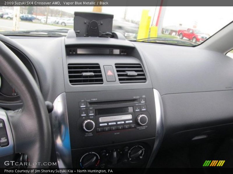 Vapor Blue Metallic / Black 2009 Suzuki SX4 Crossover AWD
