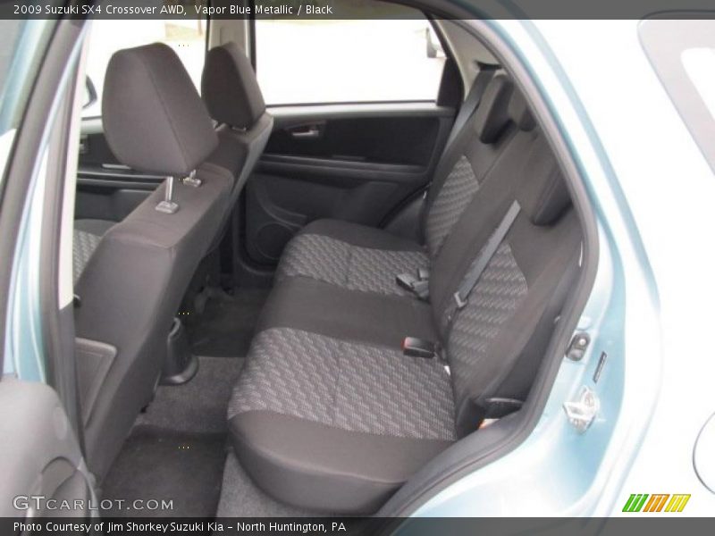 Vapor Blue Metallic / Black 2009 Suzuki SX4 Crossover AWD