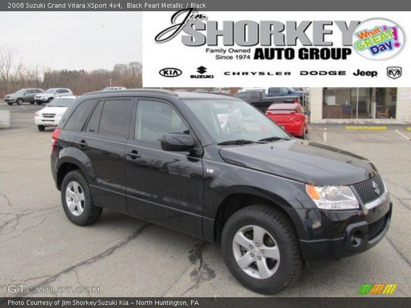 Black Pearl Metallic / Black 2008 Suzuki Grand Vitara XSport 4x4
