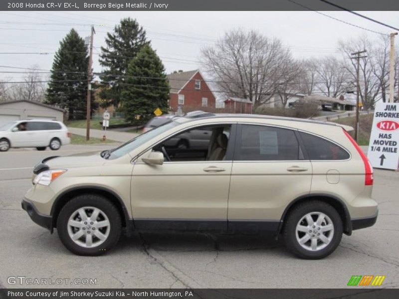 Borrego Beige Metallic / Ivory 2008 Honda CR-V EX-L