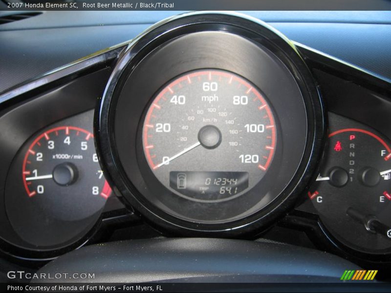 Root Beer Metallic / Black/Tribal 2007 Honda Element SC