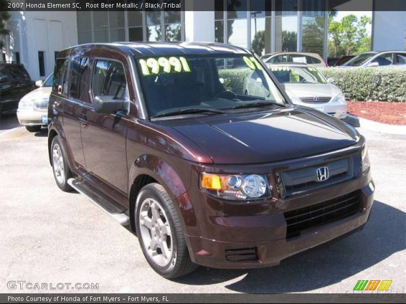 Root Beer Metallic / Black/Tribal 2007 Honda Element SC