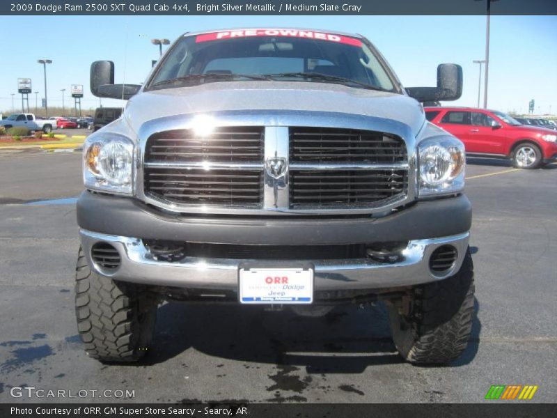 Bright Silver Metallic / Medium Slate Gray 2009 Dodge Ram 2500 SXT Quad Cab 4x4
