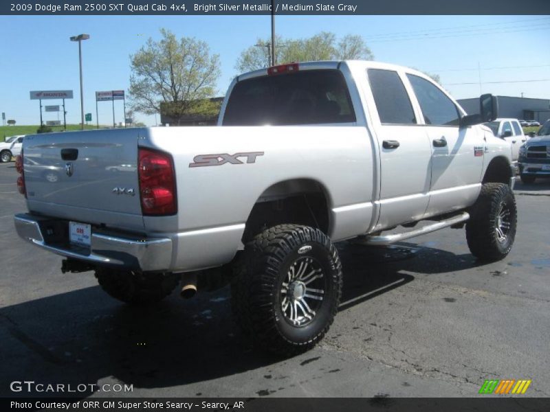 Bright Silver Metallic / Medium Slate Gray 2009 Dodge Ram 2500 SXT Quad Cab 4x4