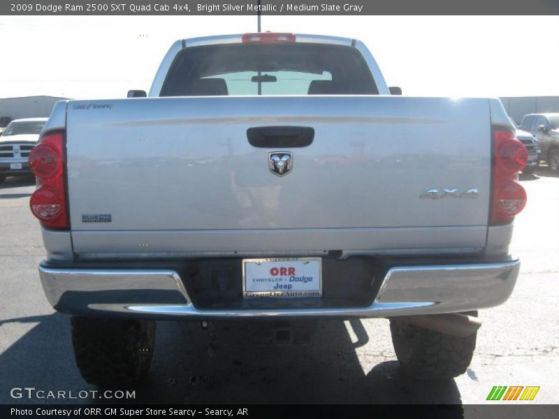 Bright Silver Metallic / Medium Slate Gray 2009 Dodge Ram 2500 SXT Quad Cab 4x4