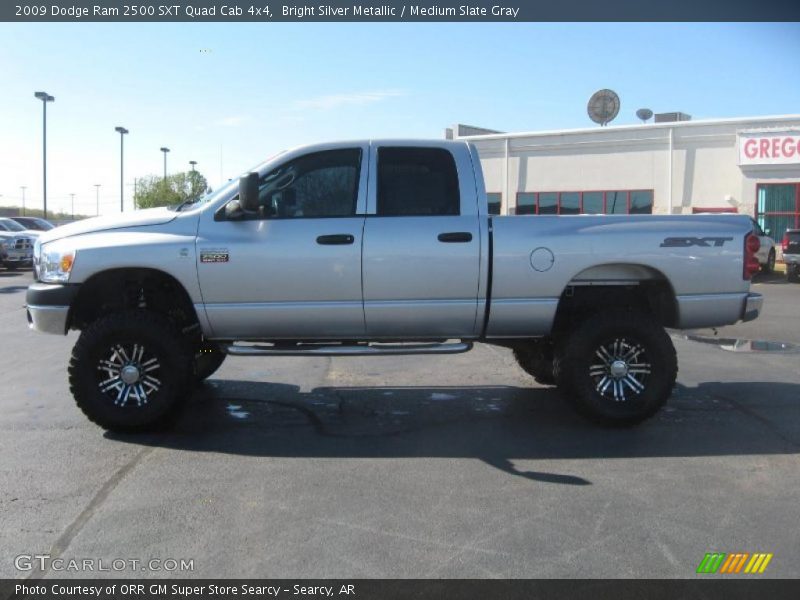 Bright Silver Metallic / Medium Slate Gray 2009 Dodge Ram 2500 SXT Quad Cab 4x4