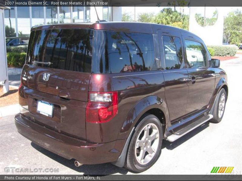 Root Beer Metallic / Black/Tribal 2007 Honda Element SC