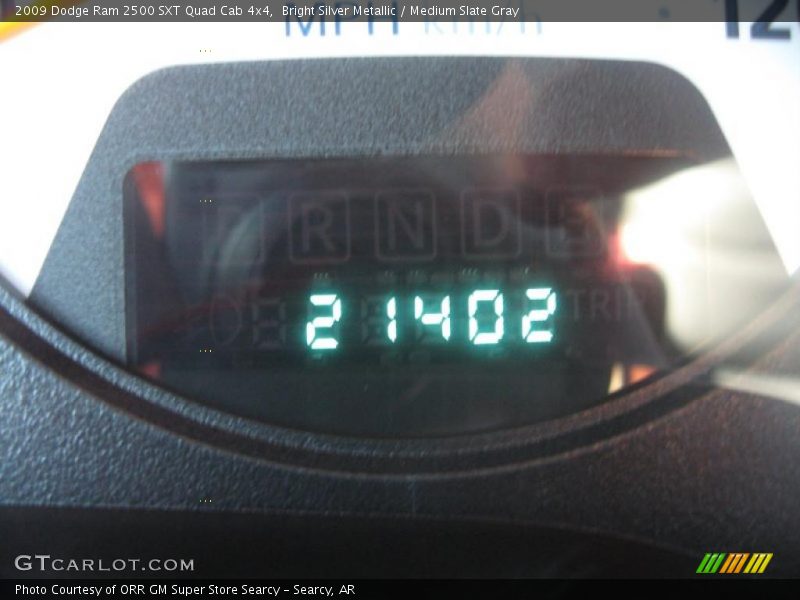 Bright Silver Metallic / Medium Slate Gray 2009 Dodge Ram 2500 SXT Quad Cab 4x4