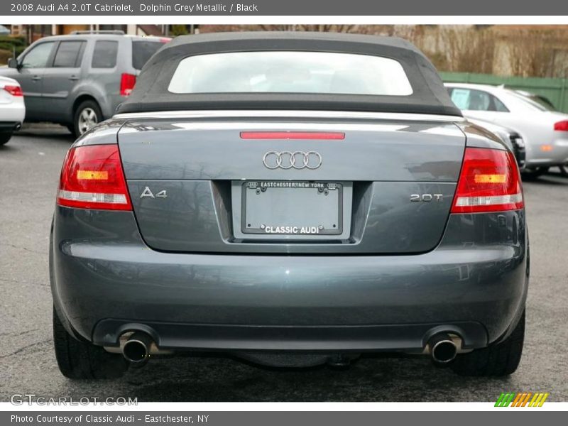 Dolphin Grey Metallic / Black 2008 Audi A4 2.0T Cabriolet