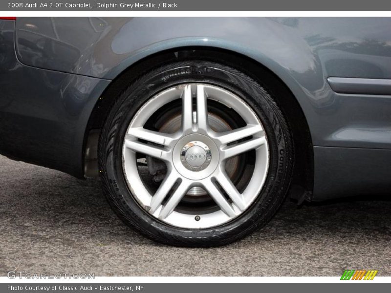 Dolphin Grey Metallic / Black 2008 Audi A4 2.0T Cabriolet