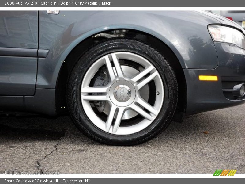 Dolphin Grey Metallic / Black 2008 Audi A4 2.0T Cabriolet
