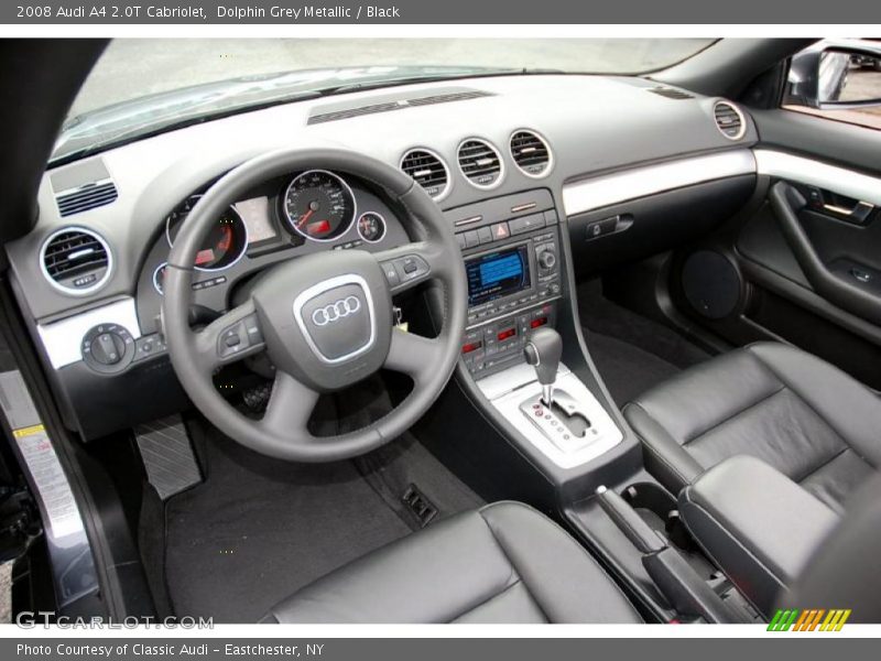 Dolphin Grey Metallic / Black 2008 Audi A4 2.0T Cabriolet