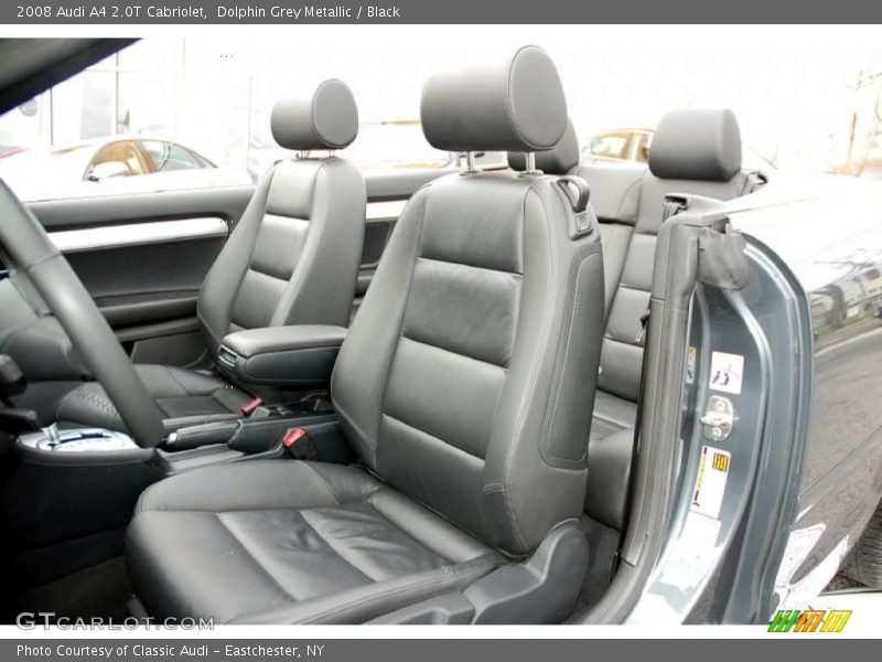 Dolphin Grey Metallic / Black 2008 Audi A4 2.0T Cabriolet