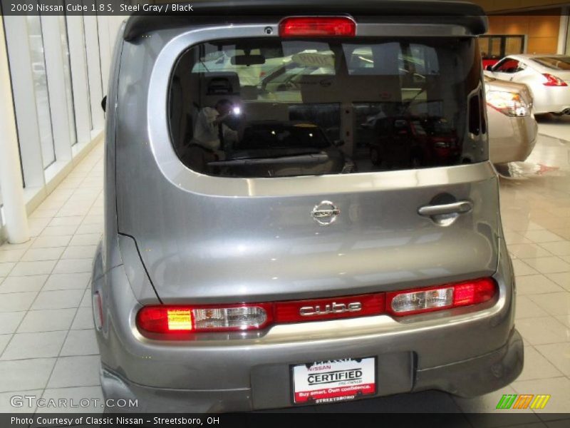 Steel Gray / Black 2009 Nissan Cube 1.8 S