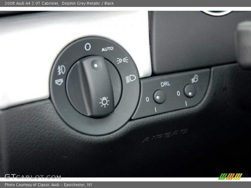 Dolphin Grey Metallic / Black 2008 Audi A4 2.0T Cabriolet
