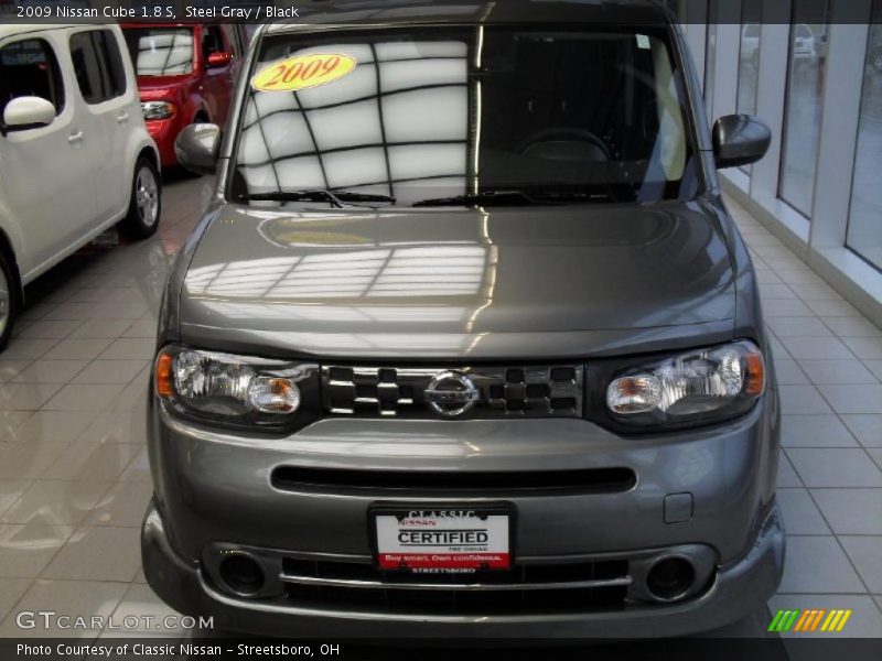 Steel Gray / Black 2009 Nissan Cube 1.8 S