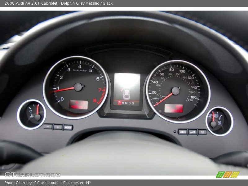 Dolphin Grey Metallic / Black 2008 Audi A4 2.0T Cabriolet