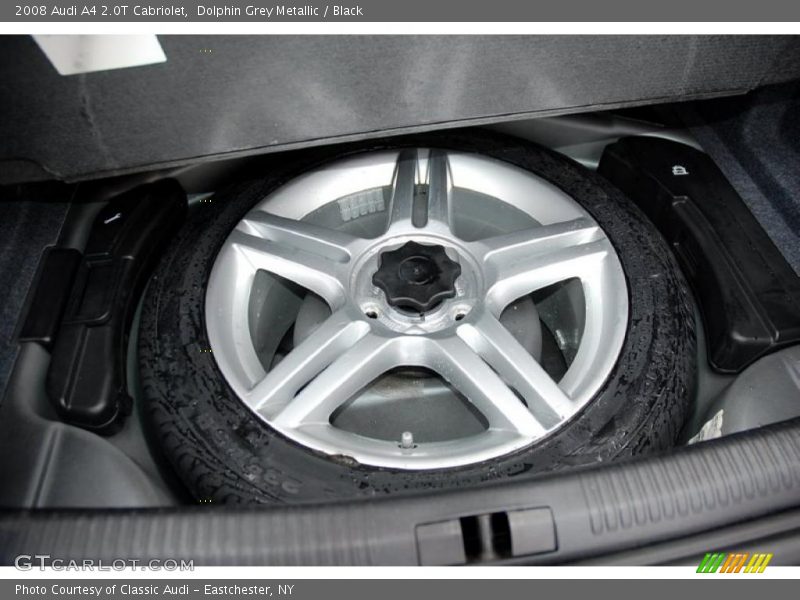 Dolphin Grey Metallic / Black 2008 Audi A4 2.0T Cabriolet