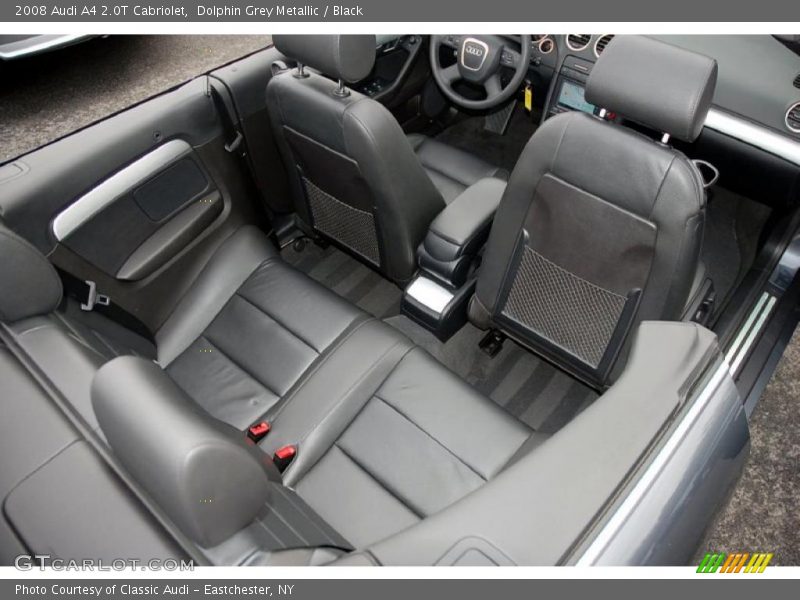 Dolphin Grey Metallic / Black 2008 Audi A4 2.0T Cabriolet