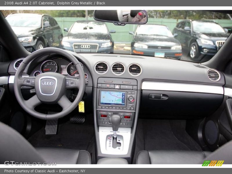 Dolphin Grey Metallic / Black 2008 Audi A4 2.0T Cabriolet