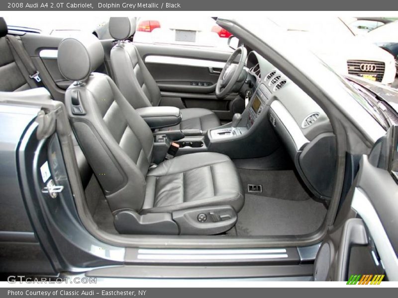 Dolphin Grey Metallic / Black 2008 Audi A4 2.0T Cabriolet