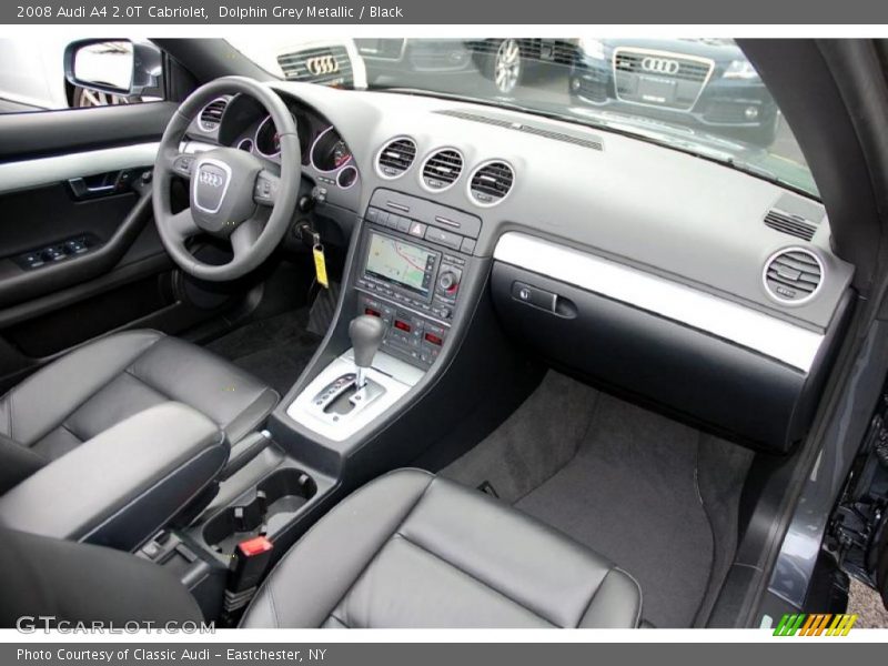 Dolphin Grey Metallic / Black 2008 Audi A4 2.0T Cabriolet