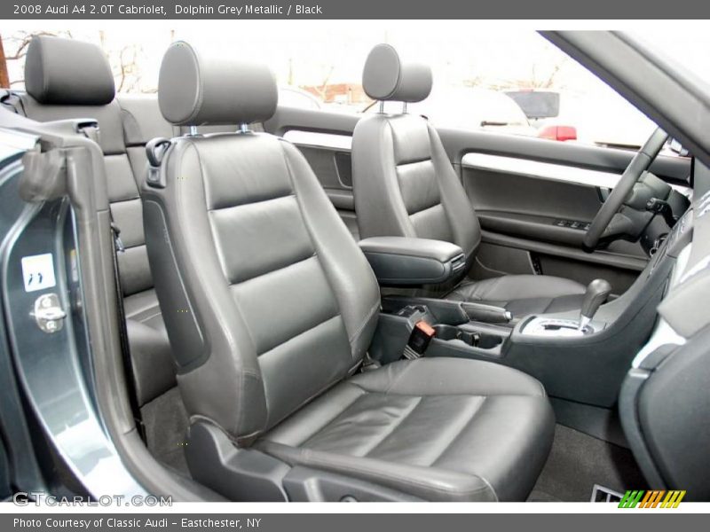 Dolphin Grey Metallic / Black 2008 Audi A4 2.0T Cabriolet