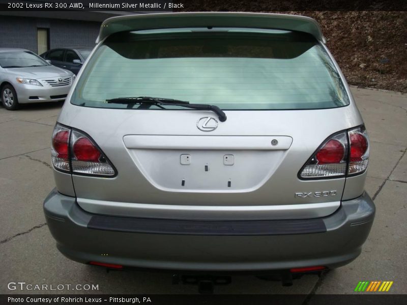 Millennium Silver Metallic / Black 2002 Lexus RX 300 AWD