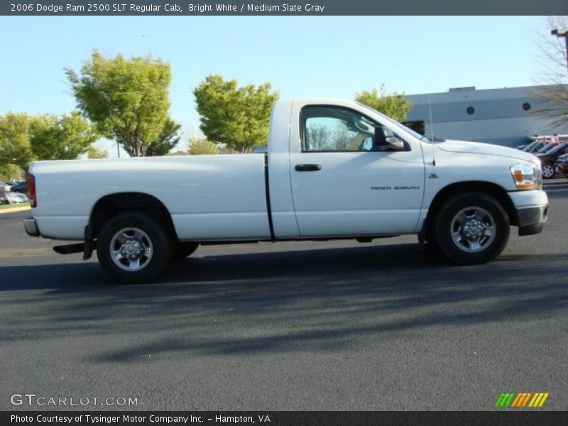 Bright White / Medium Slate Gray 2006 Dodge Ram 2500 SLT Regular Cab