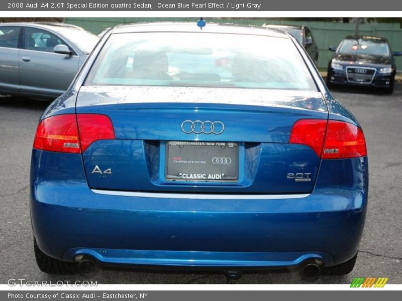 Ocean Blue Pearl Effect / Light Gray 2008 Audi A4 2.0T Special Edition quattro Sedan