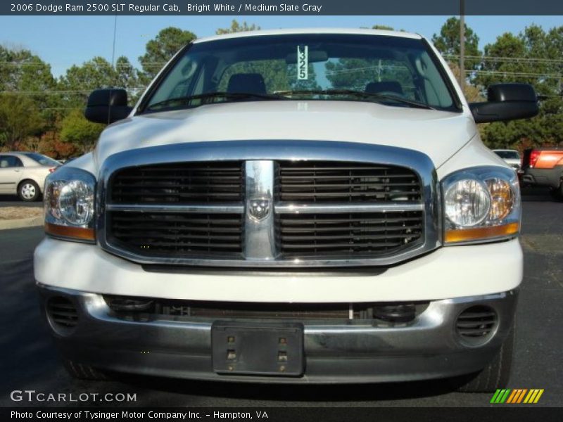 Bright White / Medium Slate Gray 2006 Dodge Ram 2500 SLT Regular Cab