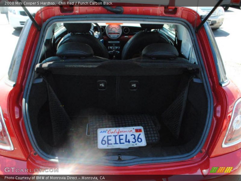 Chili Red / Punch Carbon Black 2008 Mini Cooper S Hardtop
