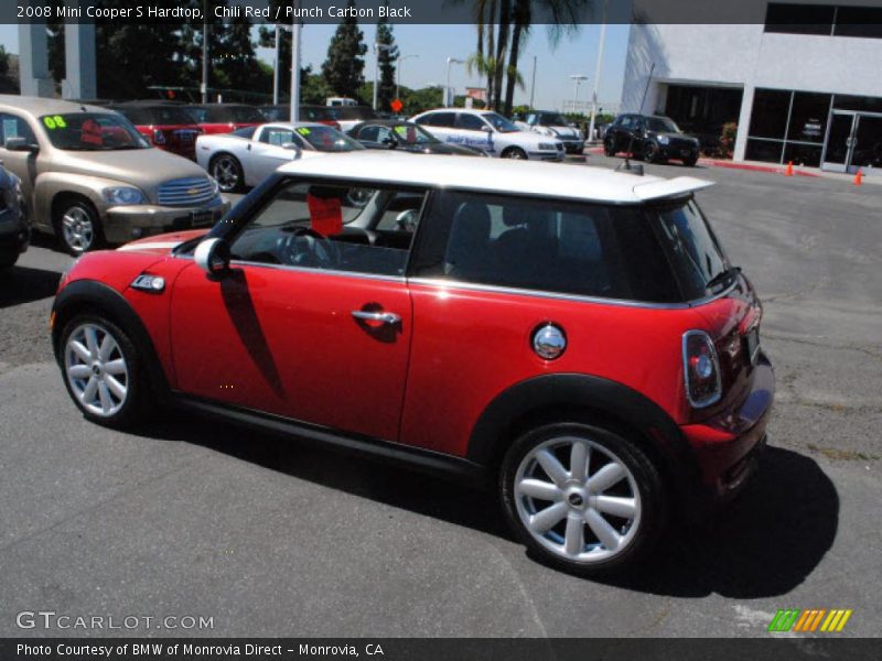 Chili Red / Punch Carbon Black 2008 Mini Cooper S Hardtop
